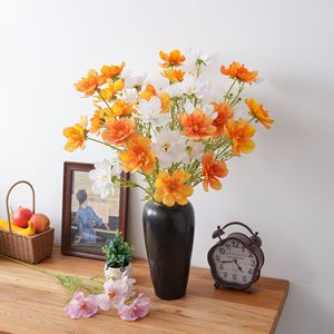 ดอกเกซังประดิษฐ์สีขาวส้มชมพูของ Claire Persian สำหรับตกแต่งงานแต่งงาน ตกแต่งบ้าน จัดแจกัน - Product Image 1