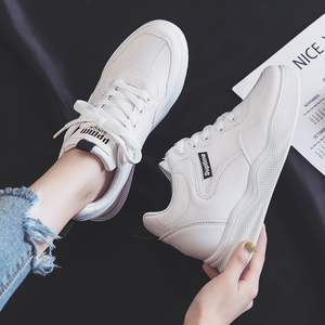Elegantes zapatos <span class=keywords><strong>de</strong></span> <span class=keywords><strong>zapatillas</strong></span> casuales blancos con cordones transpirables <span class=keywords><strong>de</strong></span> suela gruesa hechos a <span class=keywords><strong>medida</strong></span> con estilo - Product Image 4