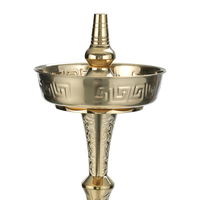 Chicha de luxe égyptienne de style arabe de taille moyenne, design unique, meilleure chicha égyptienne en alliage, chicha royale égyptienne