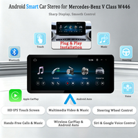 Système Linux LELV Lecteur vidéo Android Auto 12,3 pouces pour Mercedes-Benz Classe V W446 Navigation Carplay