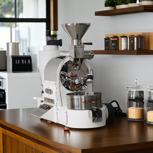 Torréfacteur de café domestique automatique 1kg, torréfacteur de grains de café 12kg, torréfacteur à gaz avec écran tactile, torréfacteur de café électrique commercial compact 2kg - Product Image 1