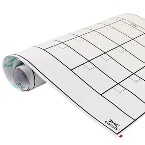 blanco placa para pared Suppliers-CANVIX-calendario autoadhesivo, pizarra blanca para película de pared, borrado en seco, escritorio, aula