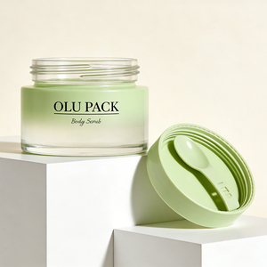 ขวดครีมหน้าแก้วใสสีเหลืองอำพันด้านสีชมพูสีเขียวขนาด 60 มล. คุณภาพสูง <span class=keywords><strong>ขาย</strong></span>ดี พร้อมช้อนตักครีมแบบกำหนดเองได้ - Product Image 3