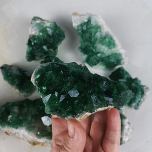 Cristal Natural de Fluorita Verde, Espécimen de Mina, <span class=keywords><strong>Mineral</strong></span> en Bruto, Adorno, Clúster <span class=keywords><strong>Mineral</strong></span>, Formas Geométricas, Decoración para Bodas y Cumpleaños, Venta al por Mayor - Product Image 4
