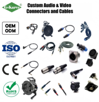 Conectores de Audio y Video OEM Personalizados y Ensamblaje de Cables Multicore para Ingeniería de Transmisiones en Vivo