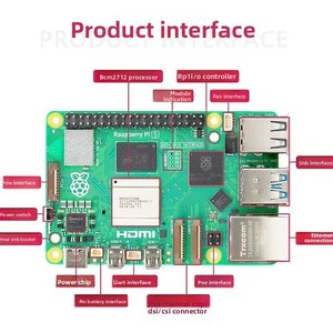 <span class=keywords><strong>Raspberry</strong></span> <span class=keywords><strong>Pi</strong></span> 5 DIY ban phát triển Kit với 2GB 4GB 8GB siêu đầy đủ PCIe Shell hiển thị <span class=keywords><strong>camera</strong></span>-cho các dự án tùy chỉnh - Product Image 2