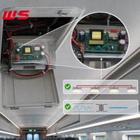Alimentation LED personnalisée sur circuit imprimé (PCB) conforme à la norme EN50155, assemblage SMT pour le rail, anti-vibration, OEM ODM, éclairage pour métro et train, directement de l'usine
