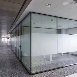 Conception sans cadre de cloison de <span class=keywords><strong>séparation</strong></span> en verre trempé clair de haute qualité de 12mm pour les bureaux ouverts modernes et les bâtiments commerciaux - Product Image 4