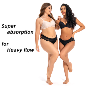 Mutandine Mestruali Shanhao OEM Plus Size Anti-perdita a <span class=keywords><strong>5</strong></span> Strati, per Flusso Abbondante, a Vita Alta, Bragas Menstruales - Product Image 2