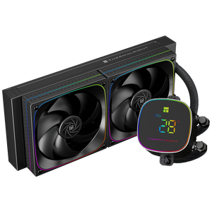 NOUVEAU pour Frozen Horizon 240 - Refroidisseur liquide pour processeur AIO numérique ARGB noir avec roulement à billes en cuivre et ventilateur PWM en aluminium pour le gaming - Product Image 1