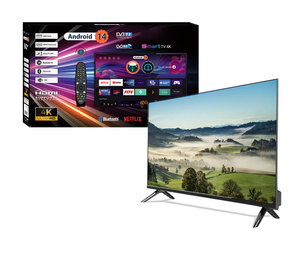 Televisor LED Inteligente Android de Alta Definición 4K, Pantalla sin Marco de 43, 55, 65, 75, 85 Pulgadas para Hoteles, Televisor Inteligente de 55 Pulgadas, Televisor 4K - Product Image 1