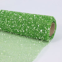Maille colorée de fil de point de neige de papier d'emballage de Twist-HD pour le paquet cadeau de fleur