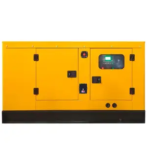 Gerador diesel de baixo ruído 15kw 20kw, 25kw 30kw 40kw 50kw 60kw 75kw 80kw 100kw conjuntos silenciosos