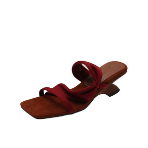 Tendance mode estivale : Sandales coréennes pour femmes à bout ouvert, à lacets et à brides, avec fermeture facile à enfiler, résistantes à l'usure - Product Image 6