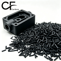 Granulés PA66 longs en carbone résistants aux produits chimiques LCF PA66 pour pièces de fixation de pinces robotiques industrielles