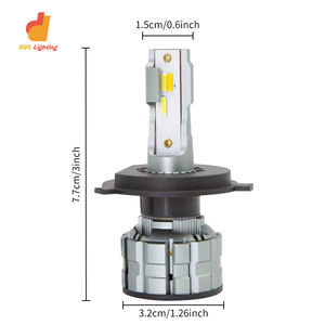 Universal Tri Colors Change Luces LED Para Automovtive 9005 9006 H7 Faros LED Para Autos Phares HB3 HB4 H4 <span class=keywords><strong>Voiture</strong></span> LED Ampoules - Product Image 1