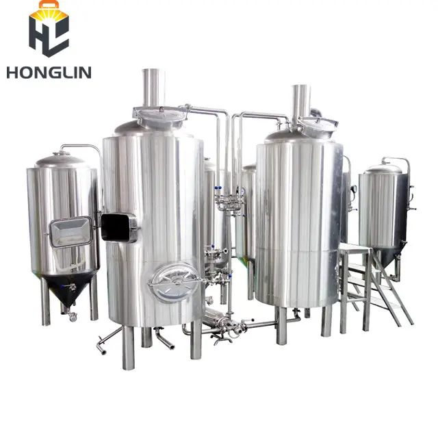 Honglin 50L 100L 200L 300L nhà/trang trại/nhà hàng bia thiết bị sản xuất bia lên men hệ thống máy