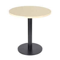 Table de salle à manger professionnelle pratique à prix de gros, base en caoutchouc composite recouvert de fer, utilisable pour chaises de salle à manger et tables basses.