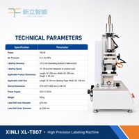 Machine d'étiquetage semi-automatique pour composants électroniques, cartes SD, batteries, FPC avec applicateur d'étiquettes de qualité industrielle