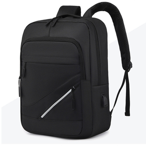 Large Capacity Usb Charging Backpack 15 Inch Computer <b>Bag</b> Simple Versatile Lightweight Multi Functional Business Travel Backpack - Product Image 1