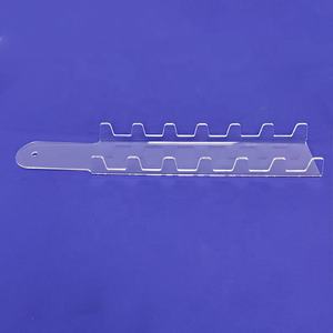 Supporto per Tacos in Acrilico Trasparente con 6 Scomparti, Vassoio per Tacos in Plexiglass con Manico per Casa - Product Image 3