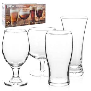 Kit de verres à bière assortis de 4 pièces d'artisanat professionnel <span class=keywords><strong>IPA</strong></span> ensemble de tasses en verre de dégustation de bière - Product Image 6