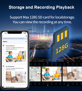 Kerui 3MP Tuya thông minh máy ảnh trong nhà Màn hình Wifi ống kính kép không dây IP Mạng PTZ <span class=keywords><strong>camera</strong></span> giám sát an ninh phát hiện con người - Product Image 5