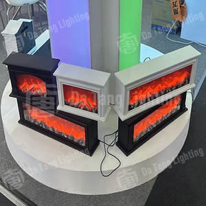 Cheminée décorative à LED avec flamme réaliste pour salon intérieur et décoration festive de la maison - Product Image 4