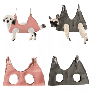 Correa de seguridad multifuncional Sling Pet Grooming Hamaca Gatos Perro Arnés colgante para recortar uñas Gato y perro pequeño - Product Image 1