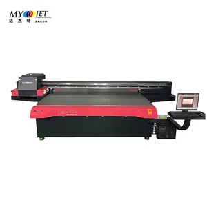 MYJET 2.5M high-speed flatbed printer G5/G6 print head 2513UV flatbed printing for water cup printing