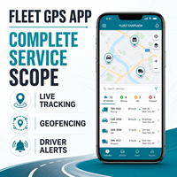 Gestión Avanzada de Flotas con GPS, Desarrollo de Aplicaciones de Rastreo GPS para IOS y Android con Alertas de Geocercas y Monitoreo del Comportamiento del Conductor, LionCreate