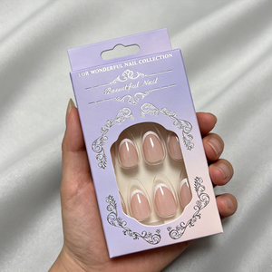 Uñas Postizas de ABS con Diseño de Almendra, Color Brillante, para Vacaciones de Verano en la Playa, Fáciles de Colocar en 5 Minutos, con Logotipo Personalizado, MOQ Bajo, Novedad 2026 - Product Image 3