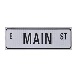 لافتة اسم الشارع من الألومنيوم، علامات مرورية عاكسة للسلامة على الطرق، لافتة تحذير للطرق - Product Image 3