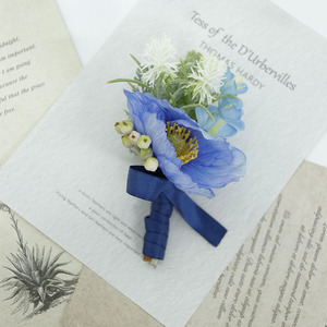 Boutonnière de poignet fleurs Corsage broche boutonnière hommes Bracelet de mariage demoiselle d'honneur bouton de mariage témoin Corsage - Product Image 3