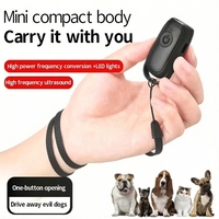 Dispositif anti-aboiement portable mini 8M de portée, répulsif sonique multifonctionnel pour chiens et chats, en plastique, OEM