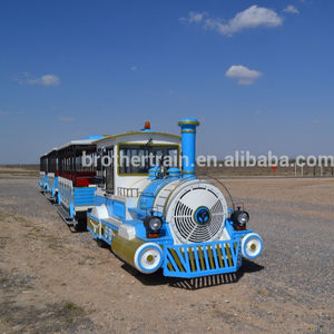 Parque de atracciones de alta calidad de China 107 pasajeros camino Dotto turismo turístico eléctrico tren sin rieles - Product Image 2