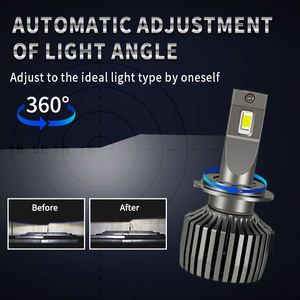 Bombillas LED para Auto EVITEK H4 120W 12000Lm LK Súper Brillantes, Lámpara 9005 H7 Canbus, Luces H1 H7 H11, Bombillas LED para Faros Delanteros - Product Image 5