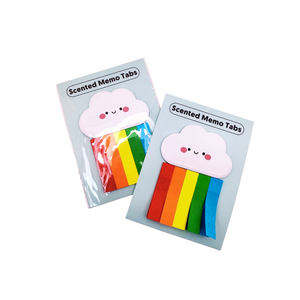 Bloc de Notas Autoadhesivo con Forma de Nube Arcoíris Colorida para Oficina y Escuela, Perfumado, Cumple con IFRA - Product Image 3