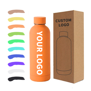 Custom Logo 350ml 500ml 750ml 1000ml Double Walled 304 Stainless Steel Insulated Vaccum <b>Flask</b> Thermal Water Bottle - Product Image 1