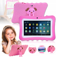 Tablet PC Infantil Económica de 7 Pulgadas con WiFi, MTK Quad Core, Cámara Dual, Protección Ocular, Aplicaciones Educativas Preinstaladas, el Mejor Regalo
