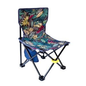 Chaise de pêche pliante en tissu Oxford, portable, pour camping en extérieur, avec dossier, tabouret, chaise de croquis pour étudiant en art - Product Image 1
