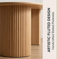 Table basse double en bois massif, style moderne et minimaliste, sur mesure, avec rangement, idéale pour hôtel, maison, villa, directement de l'usine