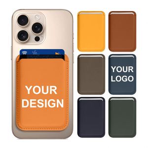 Nueva Cartera Magnética Original de Cuero PU para Teléfono Móvil, con Ranuras para Tarjetas, para iPhone, con Imán, Personalizable - Product Image 1