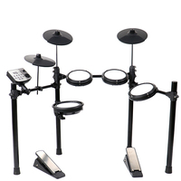 Batterie électronique professionnelle à double pédale de contrôle Moinng Percussion avec écouteurs