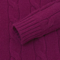 Pull en maille torsadée personnalisé pour femme, col montant, manches raglan, poignets et ourlet côtelés, coupe ajustée, longueur courte, décontracté