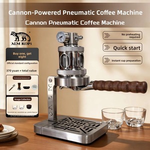 Macchina da Caffè Pneumatica Portatile ALMKOPi per Uso Domestico, Manuale, a Pressione Variabile, per Caffè Concentrato Italiano, Piccola, Senza Preriscaldamento, per Esterni - Product Image 2