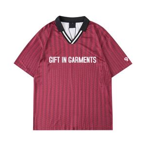 เสื้อฟุตบอลสไตล์เรโทรอเมริกันฟุตบอล พิมพ์ลายตามสั่ง ระบายอากาศได้ดี คอวี แขนสั้น สวมใส่ได้ทั้งในและนอกสนาม - Product Image 2