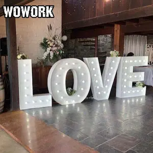 2023 WOWORK Wholesale Fashion big metal party floor display champagne event wall display for party wedding event decoration