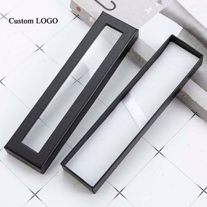 Paper <b>Pen</b> Box with Custom Silk Screen Printing for Corporate Promotions - Product Image 1