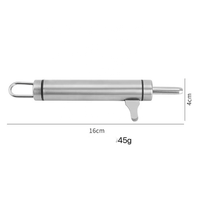 Gadget d'ouverture d'écrou de ménage 304 acier inoxydable Macadamia Nut Cracker Slicer Walnut Opener